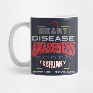 Heart disease awareness month Mug